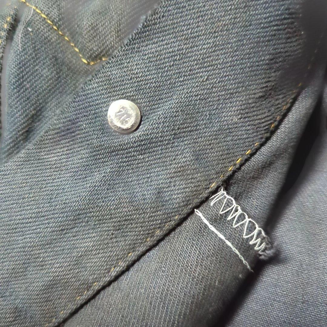 90s リーバイス 70507 後染めブラック デニムジャケット Gジャン