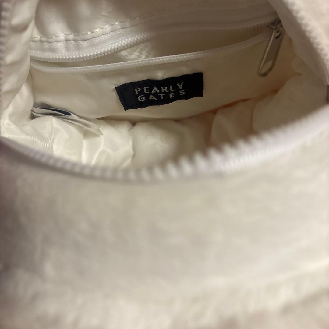 PEARLY GATES プーさん　バック　フェイクファー白　100周年記念