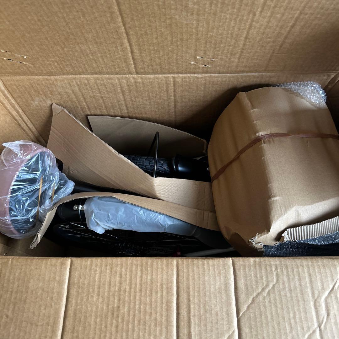 20インチTOMONAU 折りたたみ自転車 前カゴ付き、シマノ製品、新品未使用