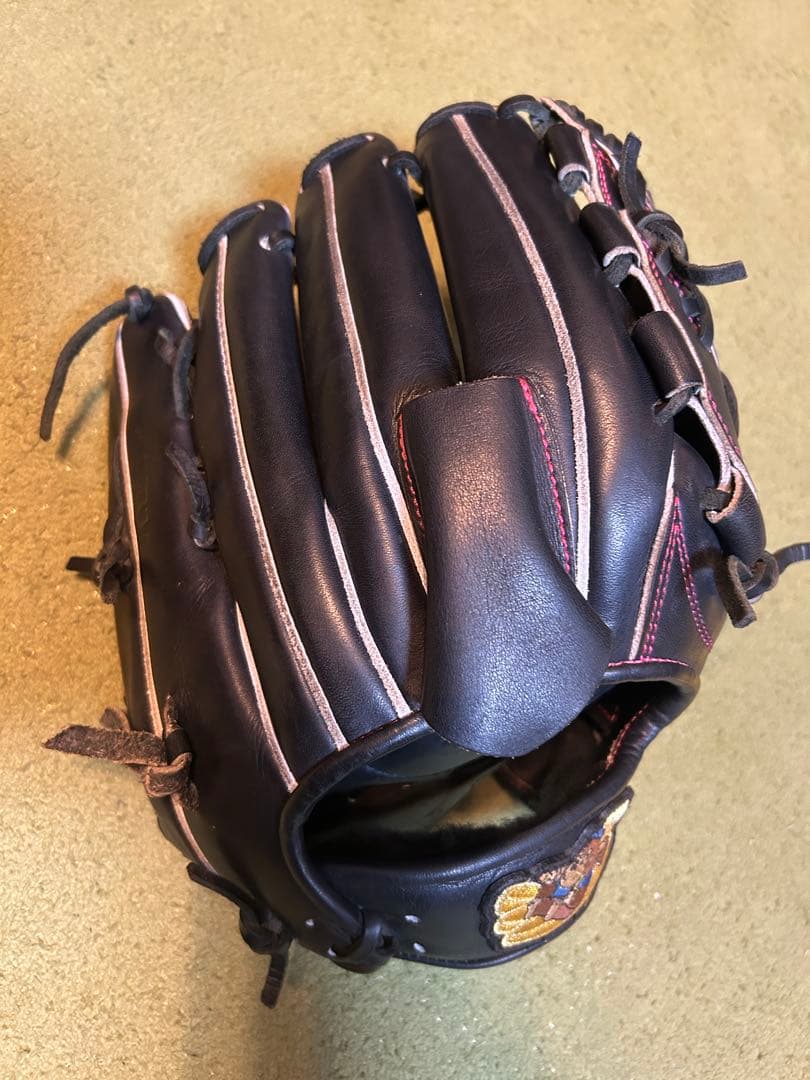 【極上・当たり個体】ごりら印 投手用グローブ ベースマン別注SKR型