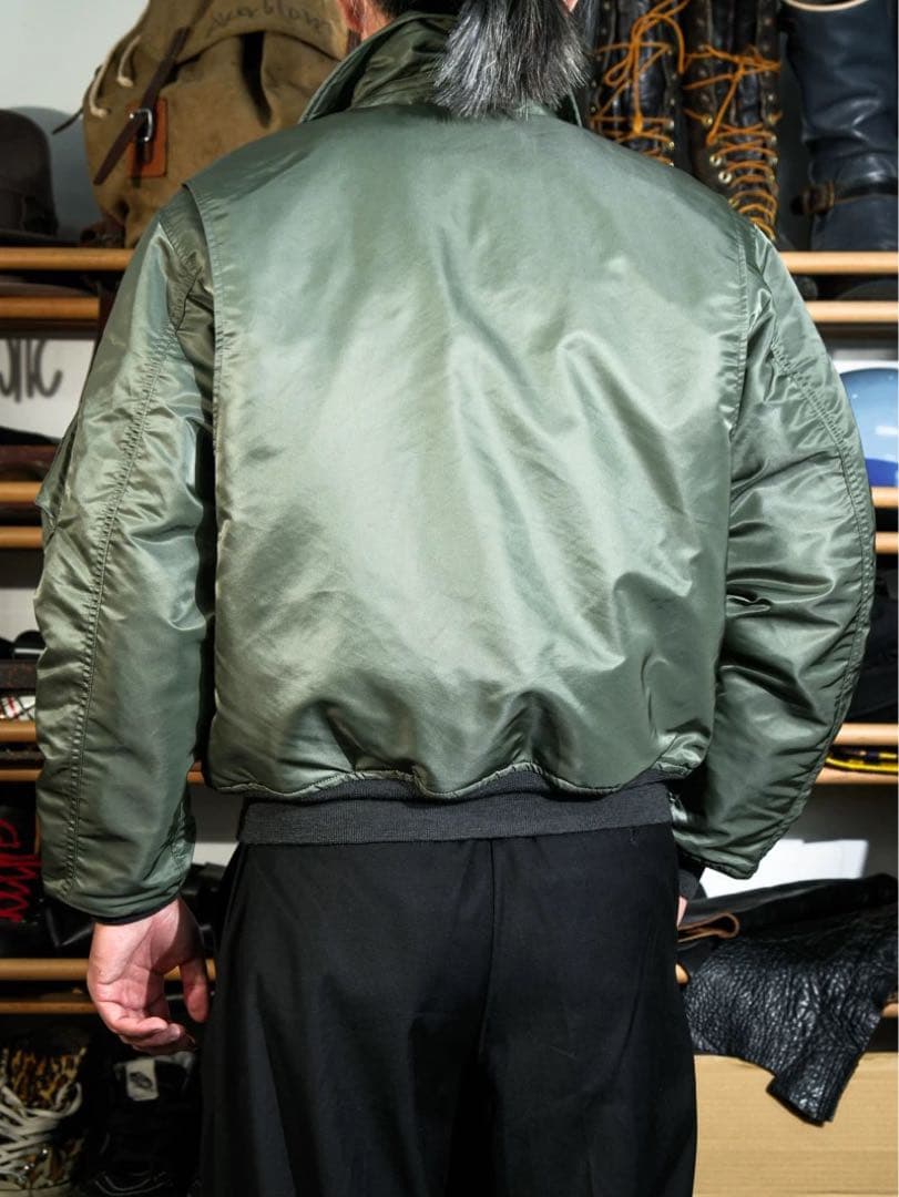 CWU-45Pフライトジャケット セージグリーン メンズ