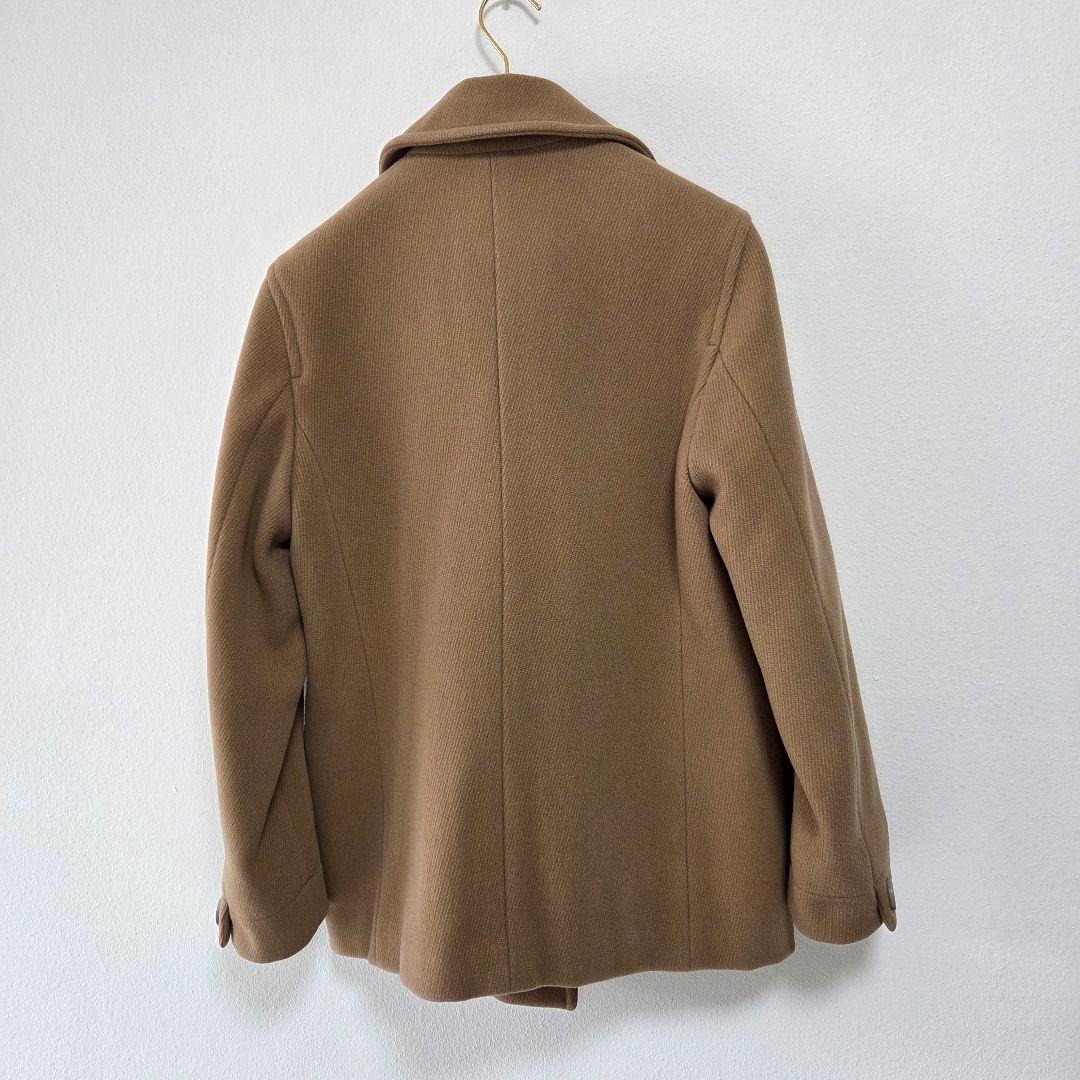 ちっち様　美品✨マックスマーラ　上質バージンウール　ピーコート　キャメル　38