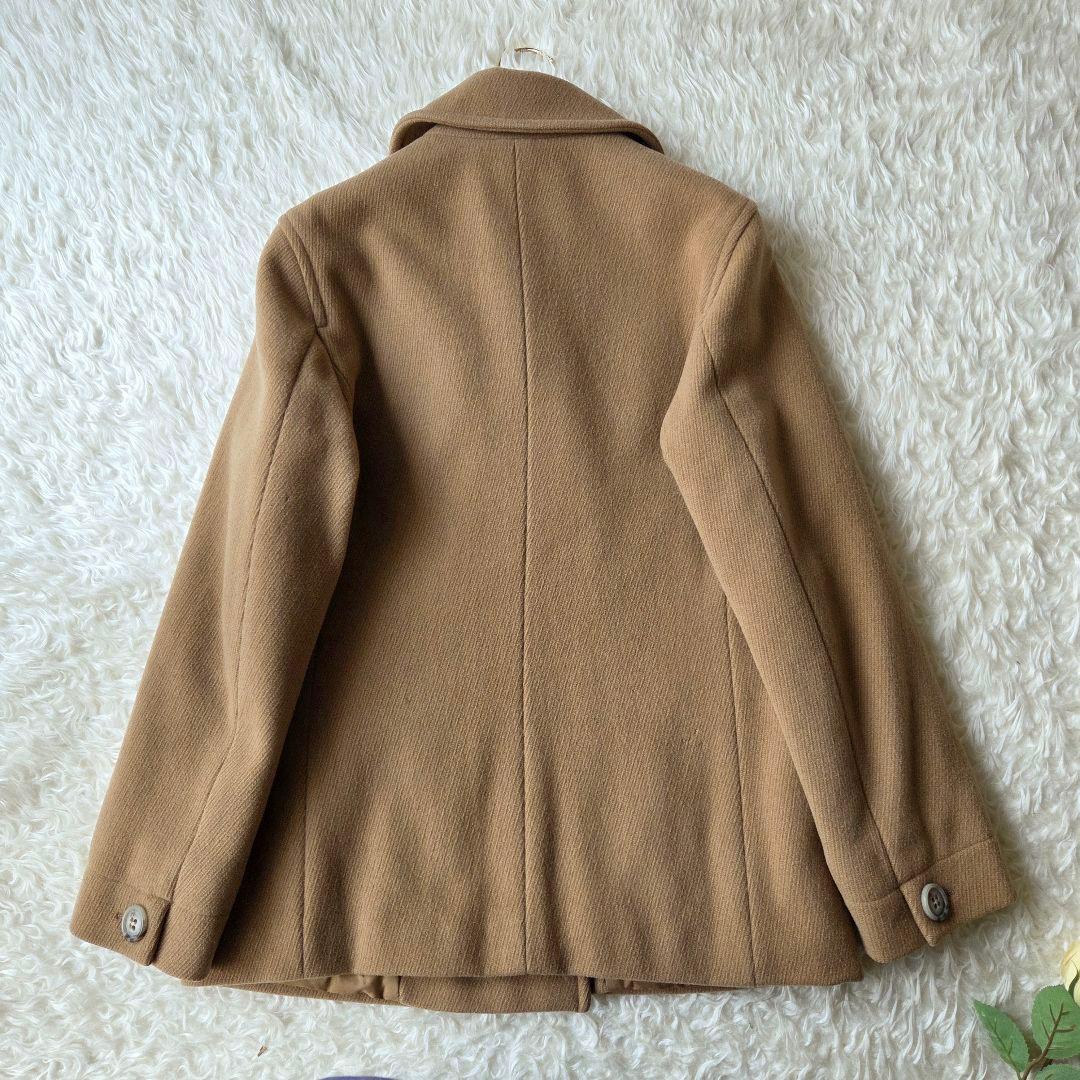 ちっち様　美品✨マックスマーラ　上質バージンウール　ピーコート　キャメル　38