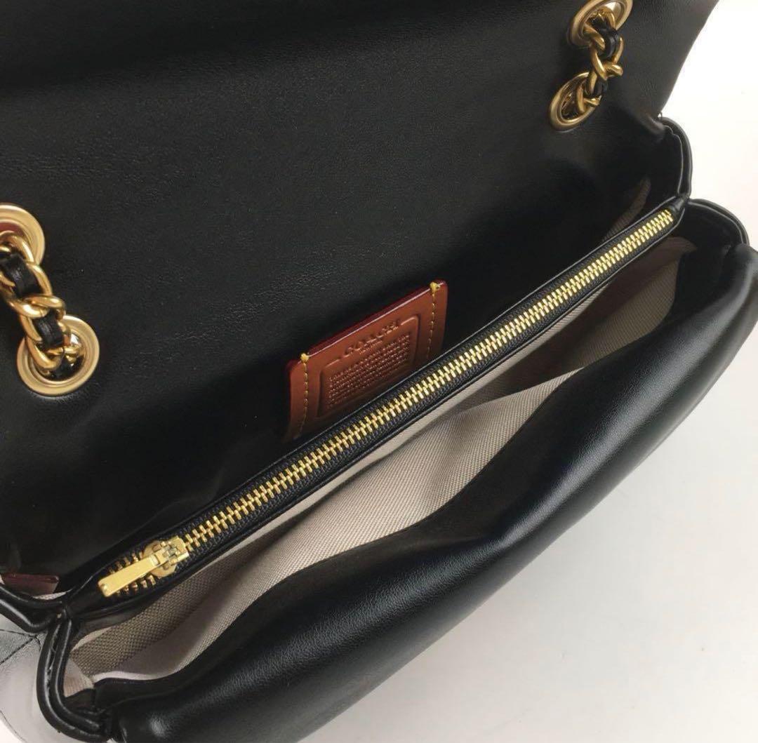 【新品未使用】COACH タビー ショルダー バッグ 26キルティング ゴールド