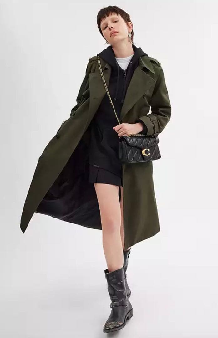 【新品未使用】COACH タビー ショルダー バッグ 26キルティング ゴールド