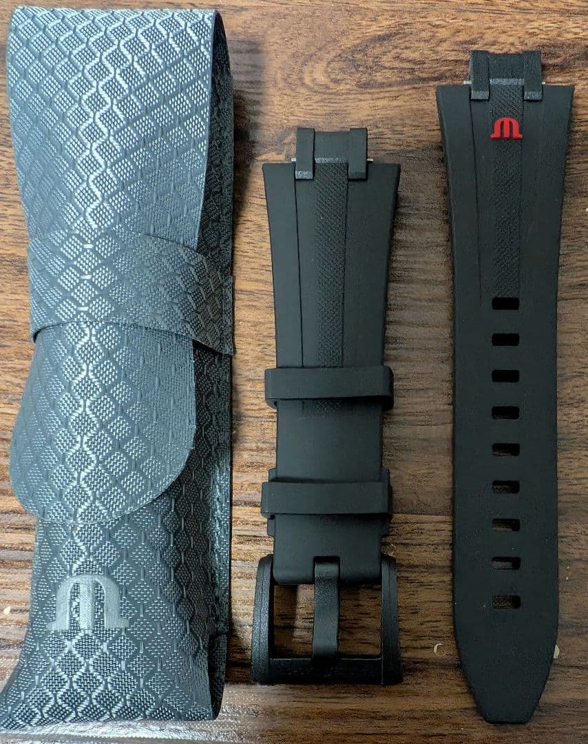 モーリスラクロア アイコン タイド AIKON TIDE ラバーベルト ブラック