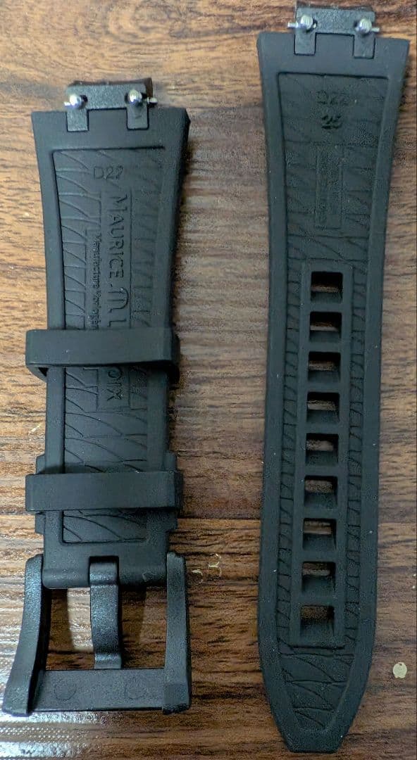 モーリスラクロア アイコン タイド AIKON TIDE ラバーベルト ブラック