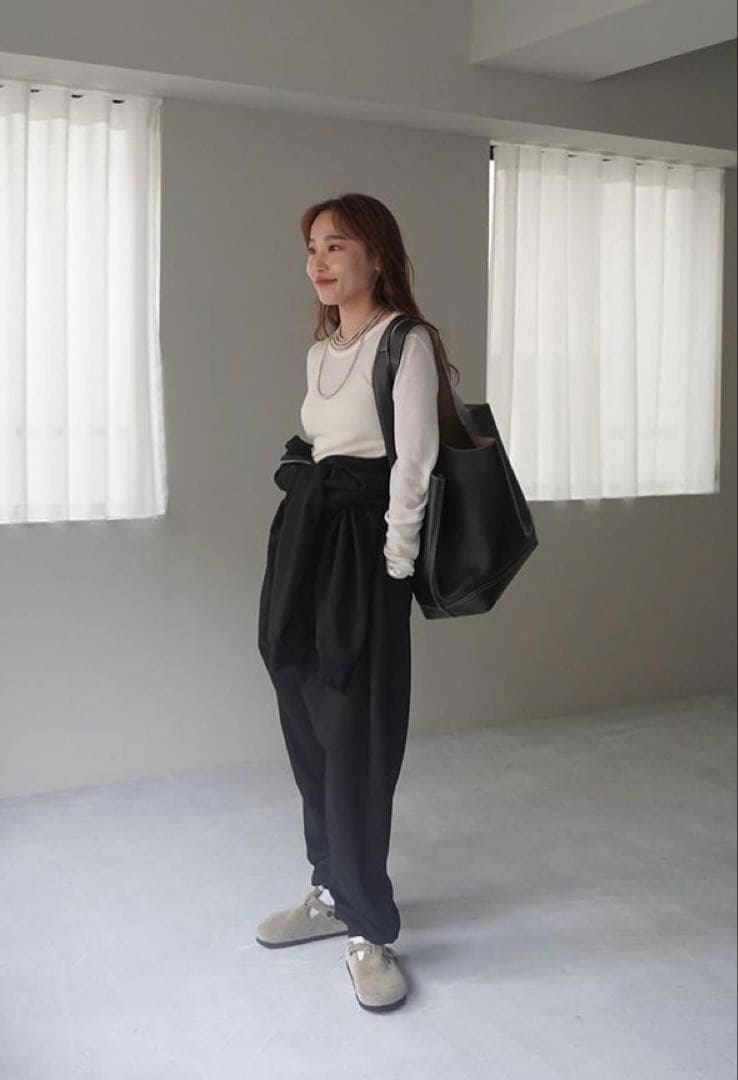 ETRE TOKYO スウェットジップジャンプスーツ