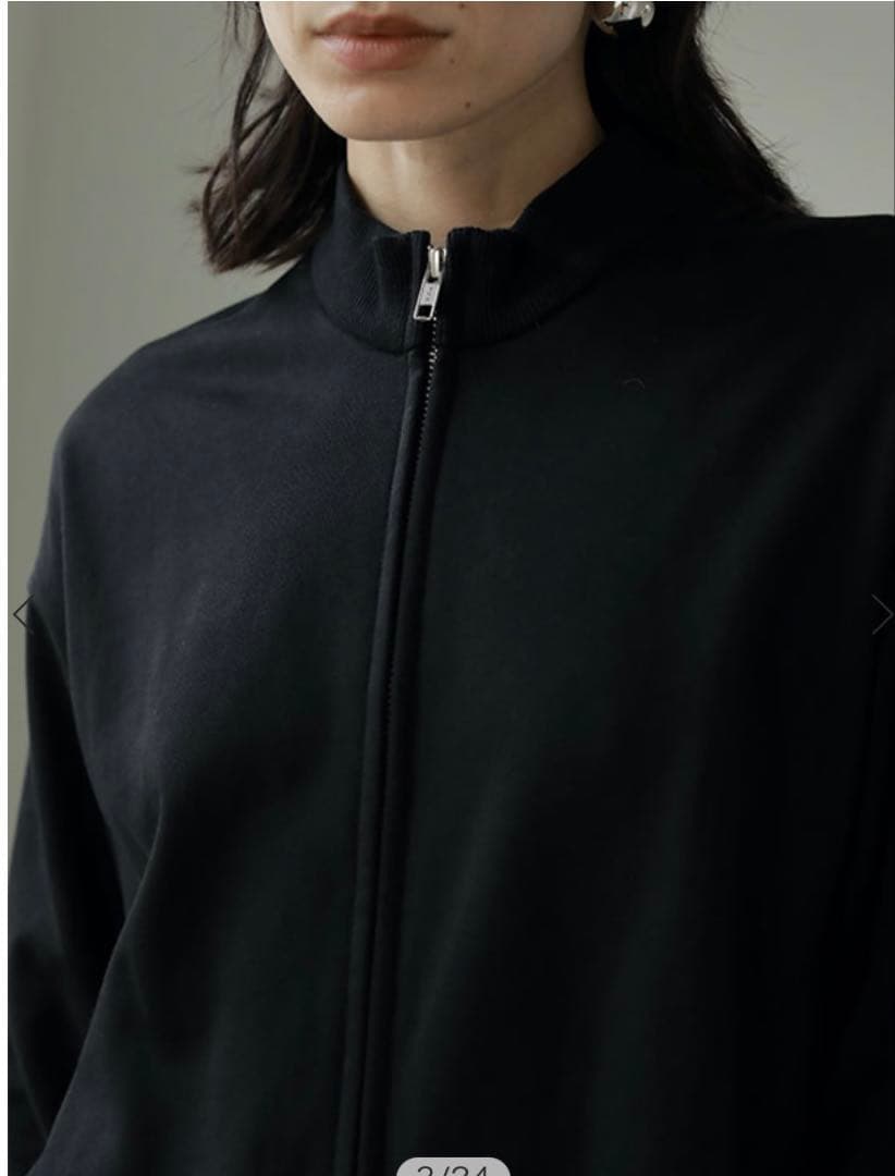 ETRE TOKYO スウェットジップジャンプスーツ