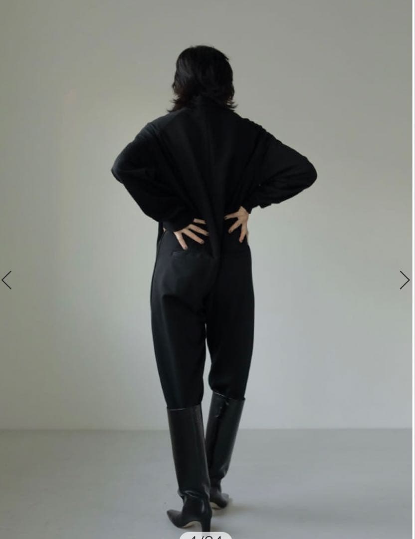 ETRE TOKYO スウェットジップジャンプスーツ