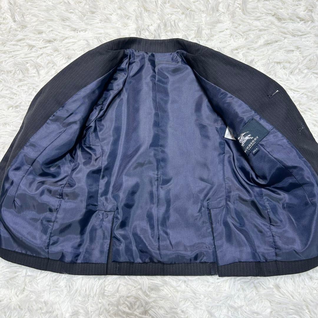 【美品】バーバリー フォーマル スーツ キッズ 100 ブラック 卒服 冠婚葬祭