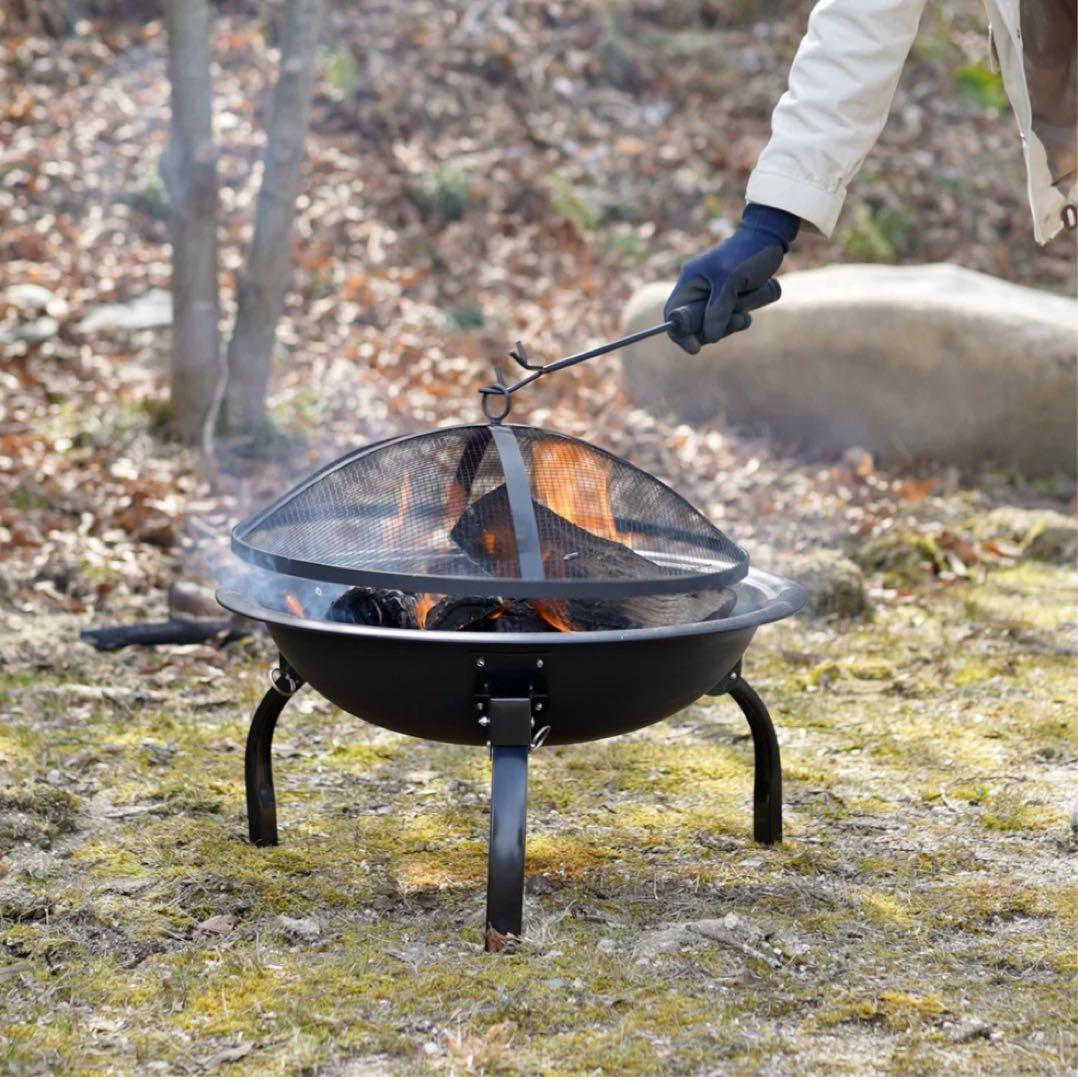 新品未使用 焚き火 調理 多機能 焚き火台 アウトレット(箱不良のため)