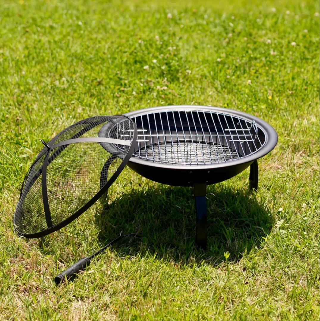 新品未使用 焚き火 調理 多機能 焚き火台 アウトレット(箱不良のため)