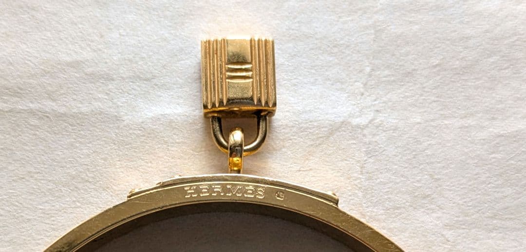 【HERMES / エルメス】 ケリー バングル(ゴールド×イエロー)