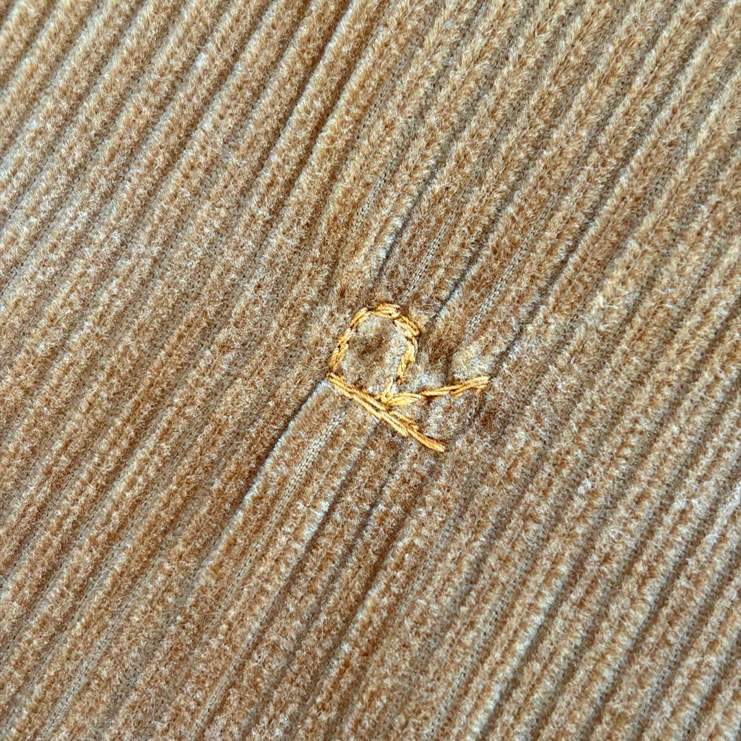 45R ▲∴☻ シャツコーデュロイのビッグシャツドレス ワンピース 定価5.3万