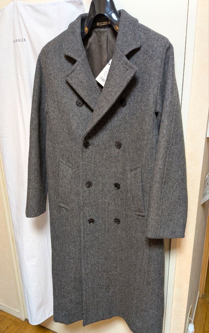 ジャケット・アウター AURALEE Shetland Wool Doublecloth Coat 3
