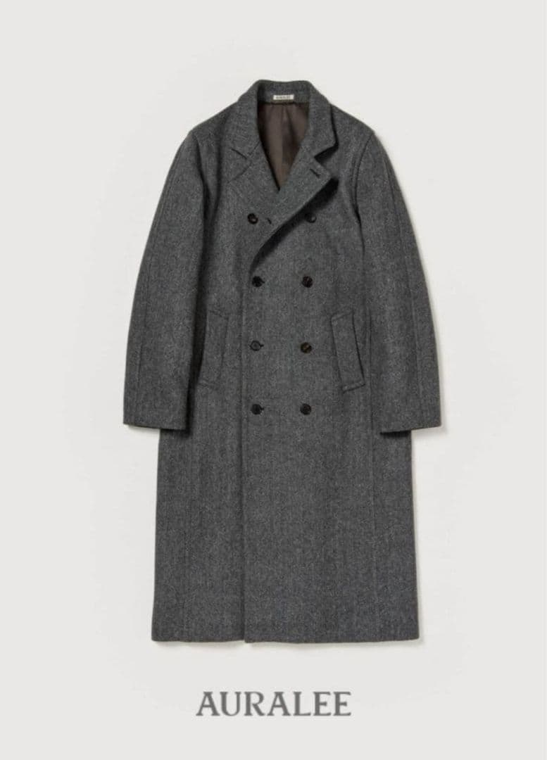 ジャケット・アウター AURALEE Shetland Wool Doublecloth Coat 3