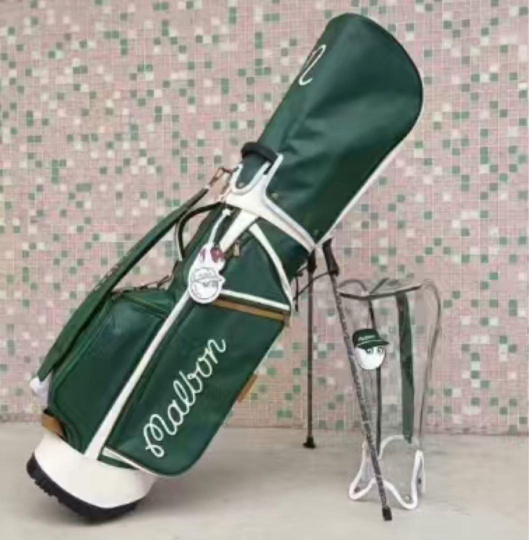 malbon golf マルボンゴルフ キャディバッグ カバン グリーン