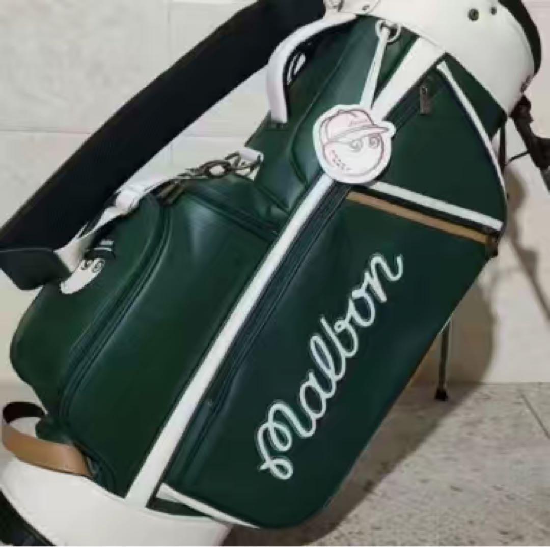 malbon golf マルボンゴルフ キャディバッグ カバン グリーン