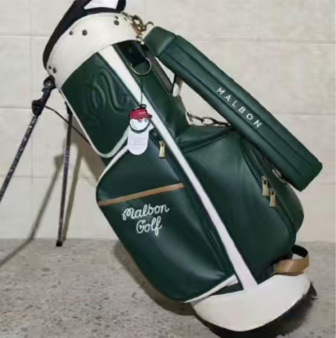 malbon golf マルボンゴルフ キャディバッグ カバン グリーン