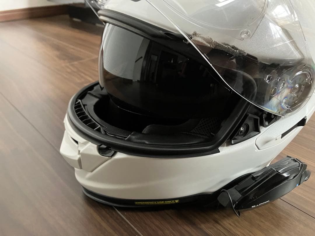 SHOEI GT-AIR II ホワイトヘルメット➕ B+COM SB6X➕箱