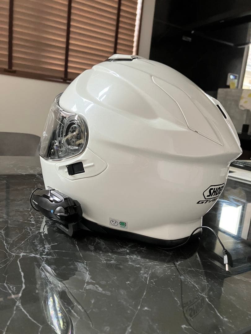 SHOEI GT-AIR II ホワイトヘルメット➕ B+COM SB6X➕箱