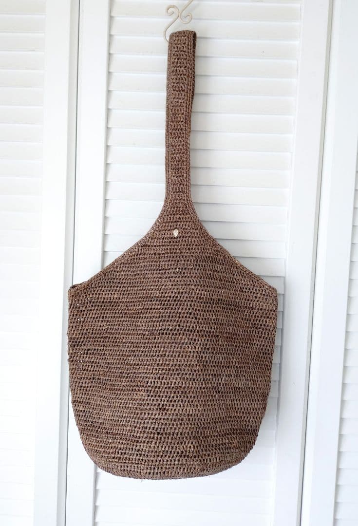 HELEN KAMINSKI・ラフィア ワンショルダーバッグ ブラウン