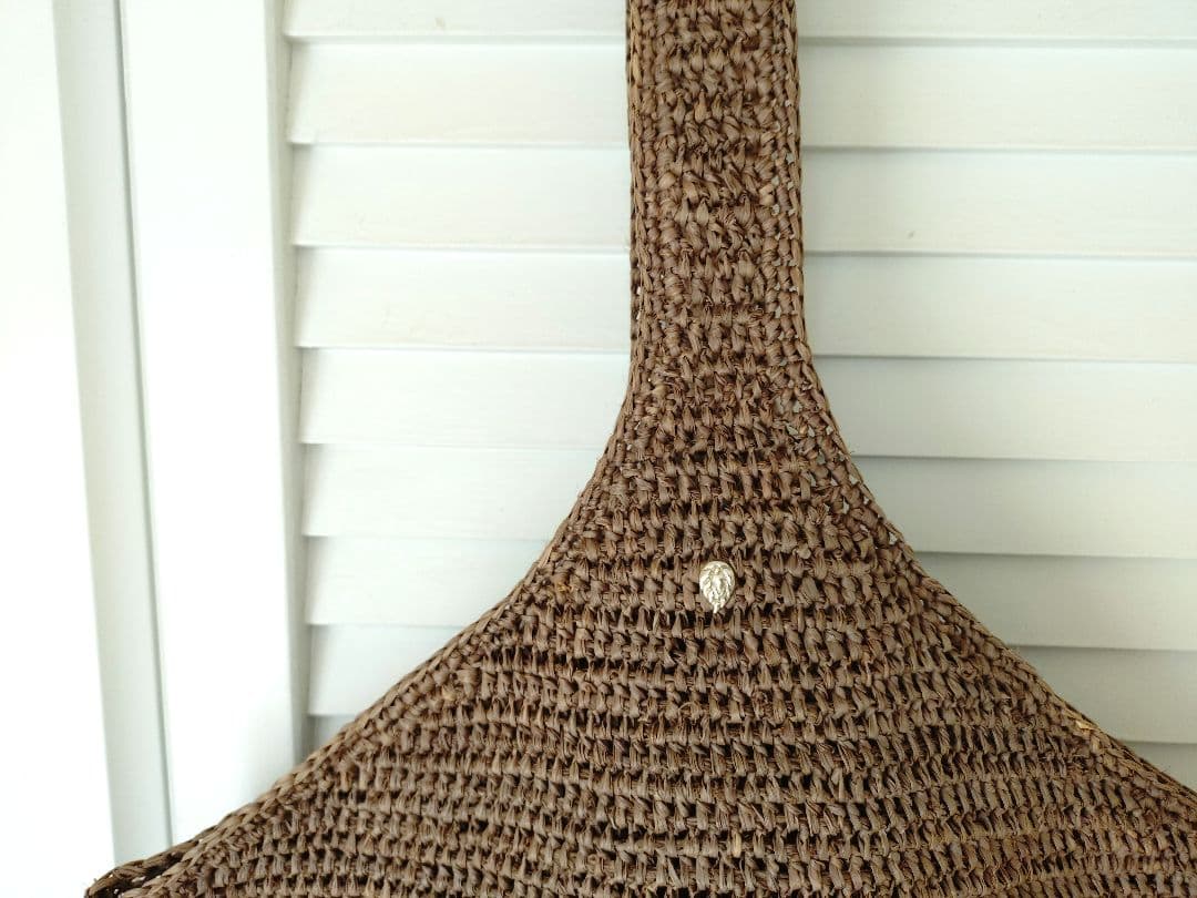 HELEN KAMINSKI・ラフィア ワンショルダーバッグ ブラウン