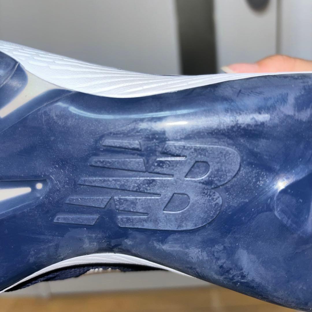 新品未使用 ニューバランス 野球 スパイク 30cm new balance 紺