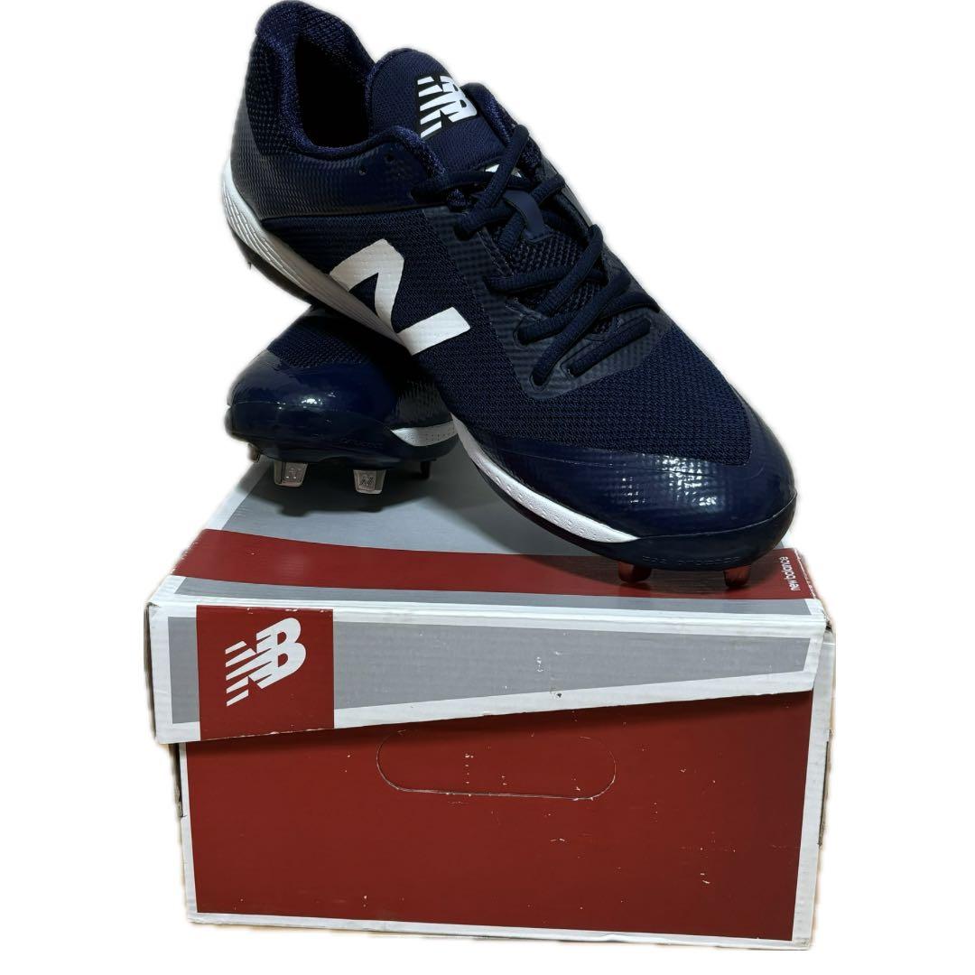 新品未使用 ニューバランス 野球 スパイク 30cm new balance 紺