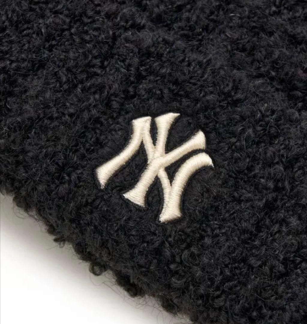 【新品未使用】MLB 猫耳ビーニー aespa カリナ着用 ニット帽