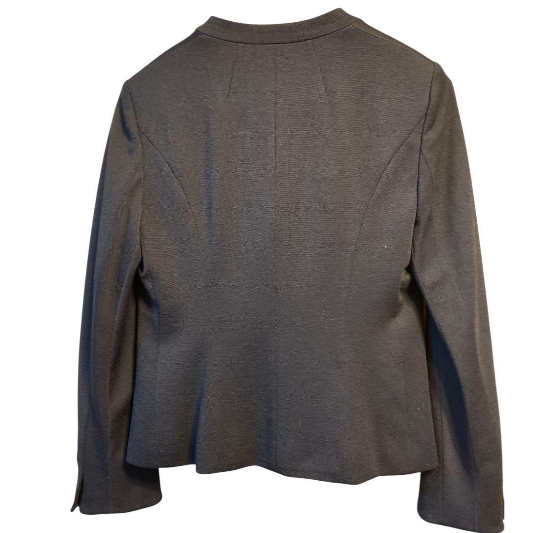 Reflect 【匠シリーズ】ノーカラージャケット黒 9号 極美品ウール混