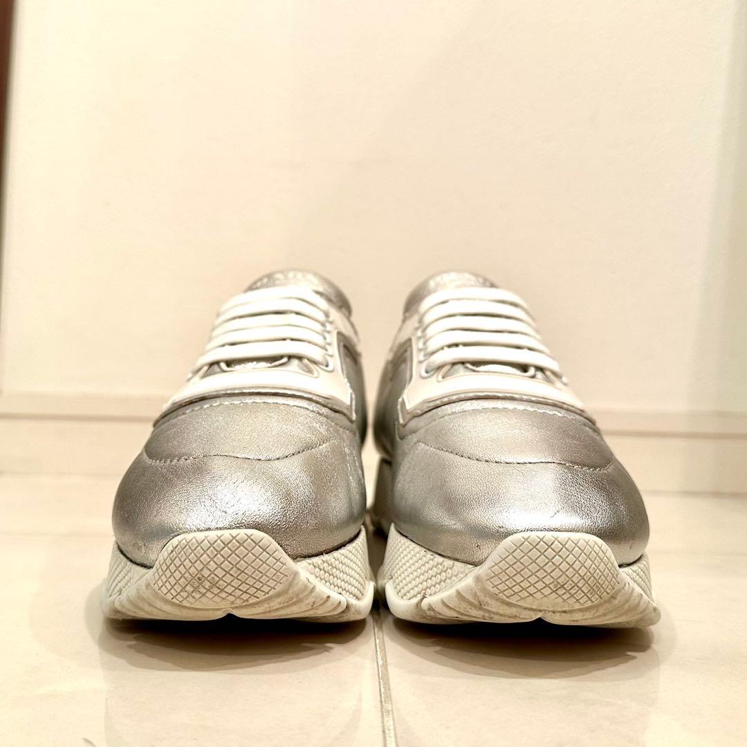 PRADA｜Nappa Leather Cloud Sneakers EU38