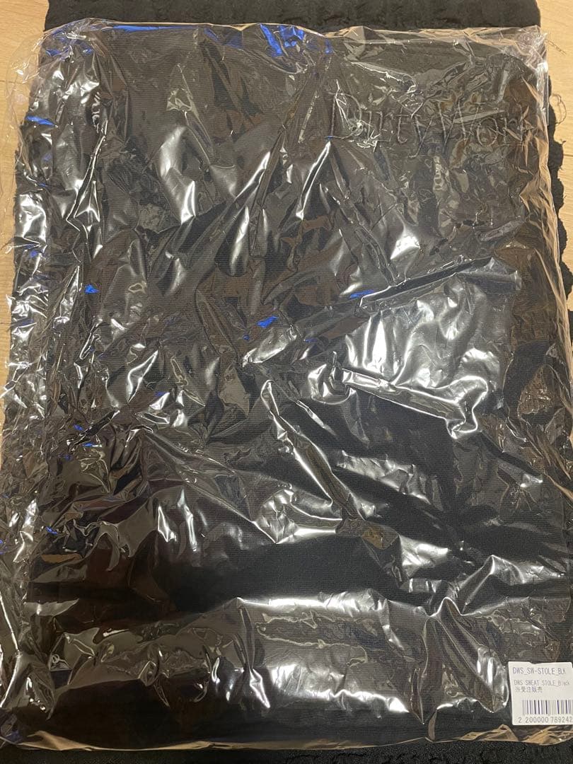 DWS dirty workers studio スウェットストール　ブラック