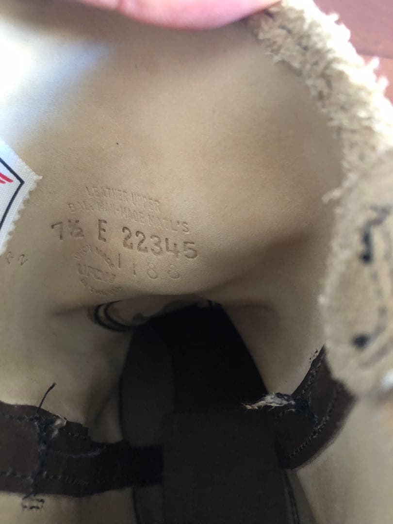 REDWING　レッドウイング　1188　ペコスブーツ　スエード　7.5E