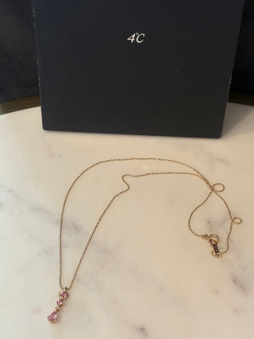 4°C ネックレス　18金