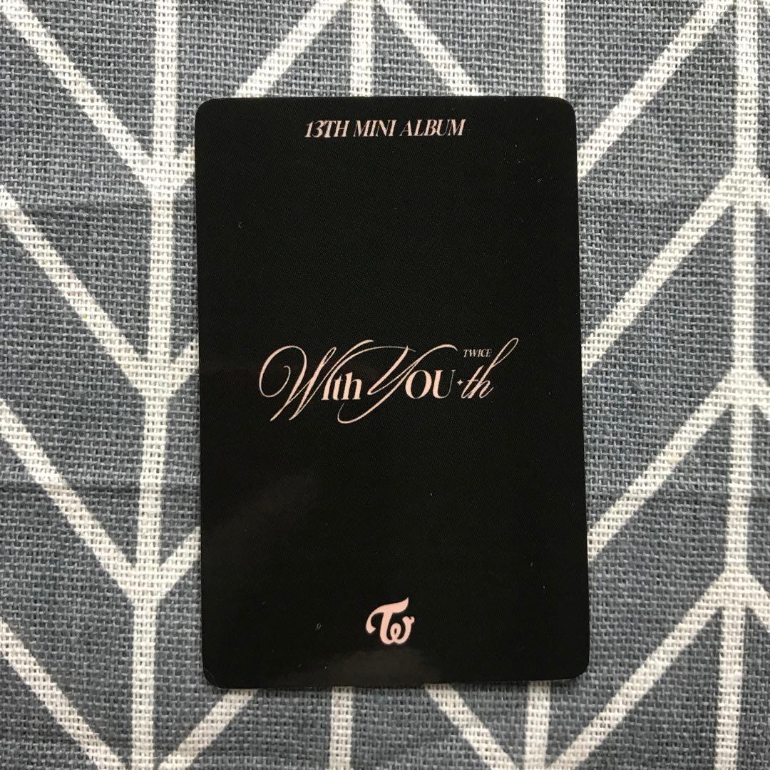 TWICE WITH YOU-TH　ツウィ　 サノク　 トレカ