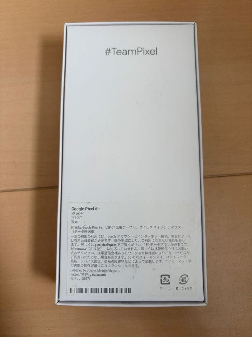早い者勝ち　激安　Google グーグル　pixel 6a ピクセル　初期化