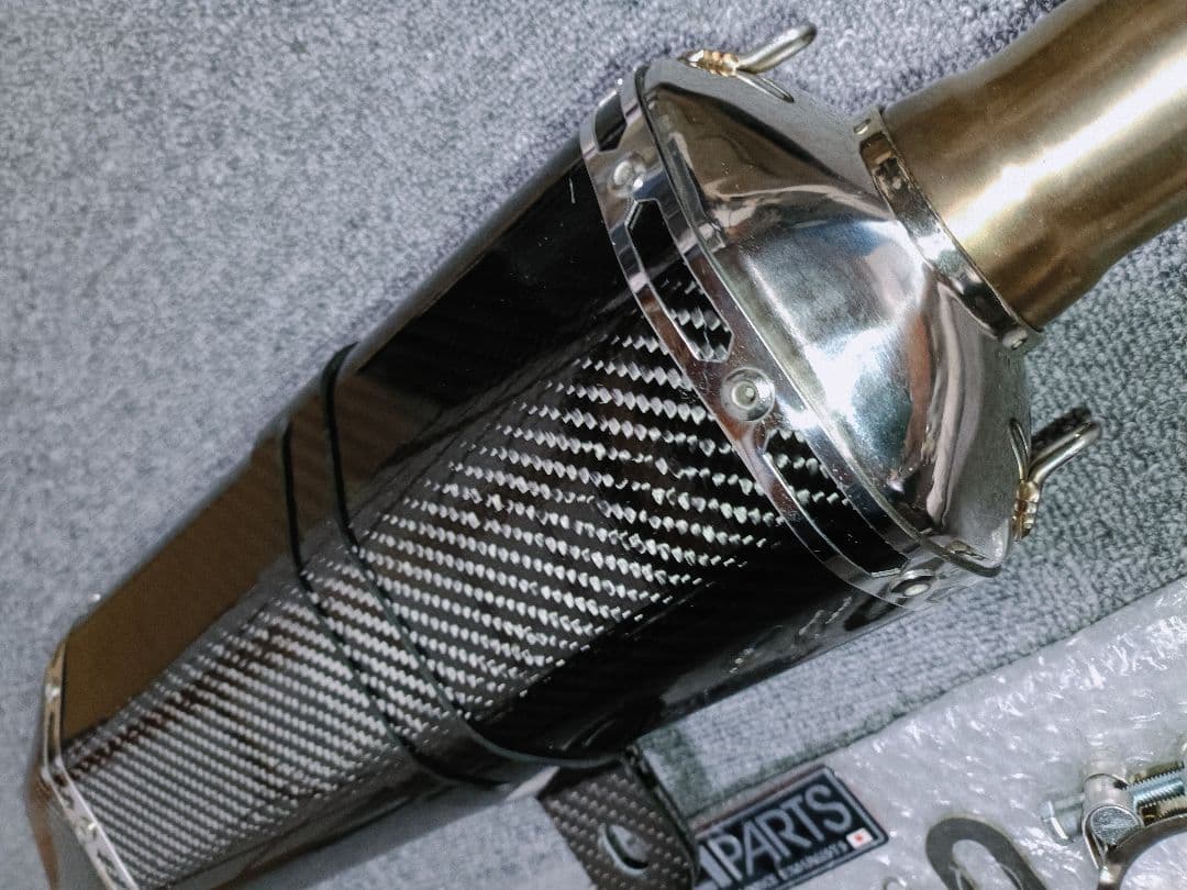 美品 LCI CBR400R X NC56 カーボンマフラー 定価46,200円