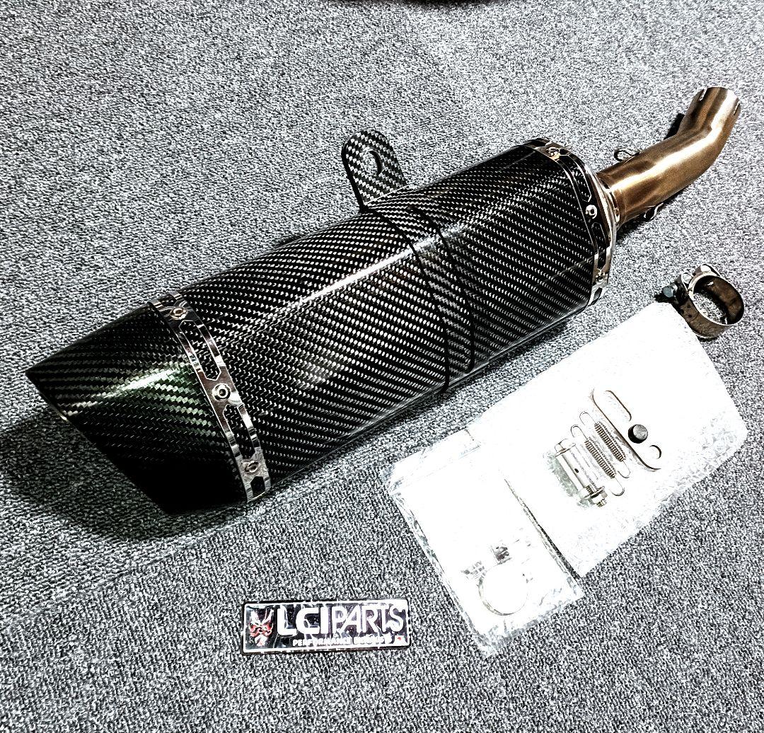 美品 LCI CBR400R X NC56 カーボンマフラー 定価46,200円