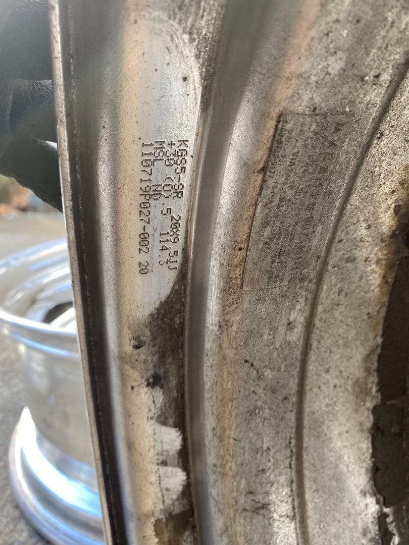 20インチ グノーシス アルミホイール 4個セット　9j 9.5j