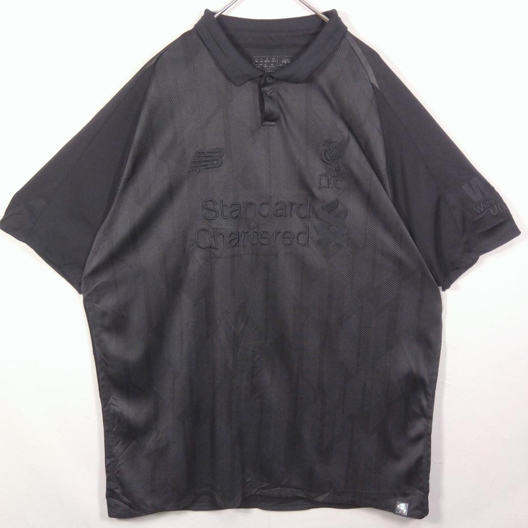 リバプール　限定ブラックアウトモデル　Liverpool 18-19 ポロシャツ