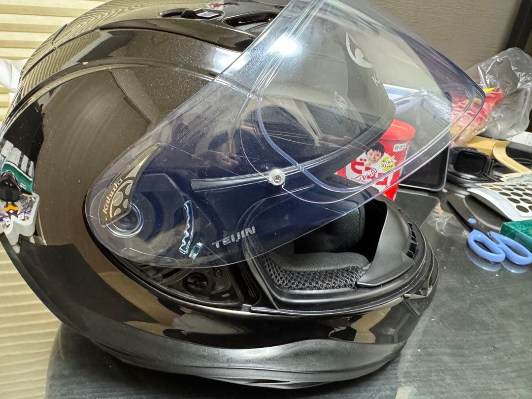 ogk kabuto kamui3 インカム装着済み【ライダー引退品】