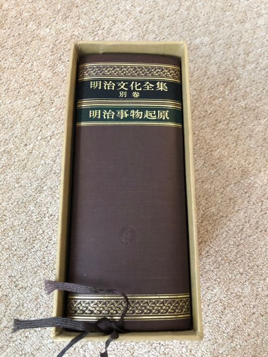 明治文化全集 別巻 明治事物起原