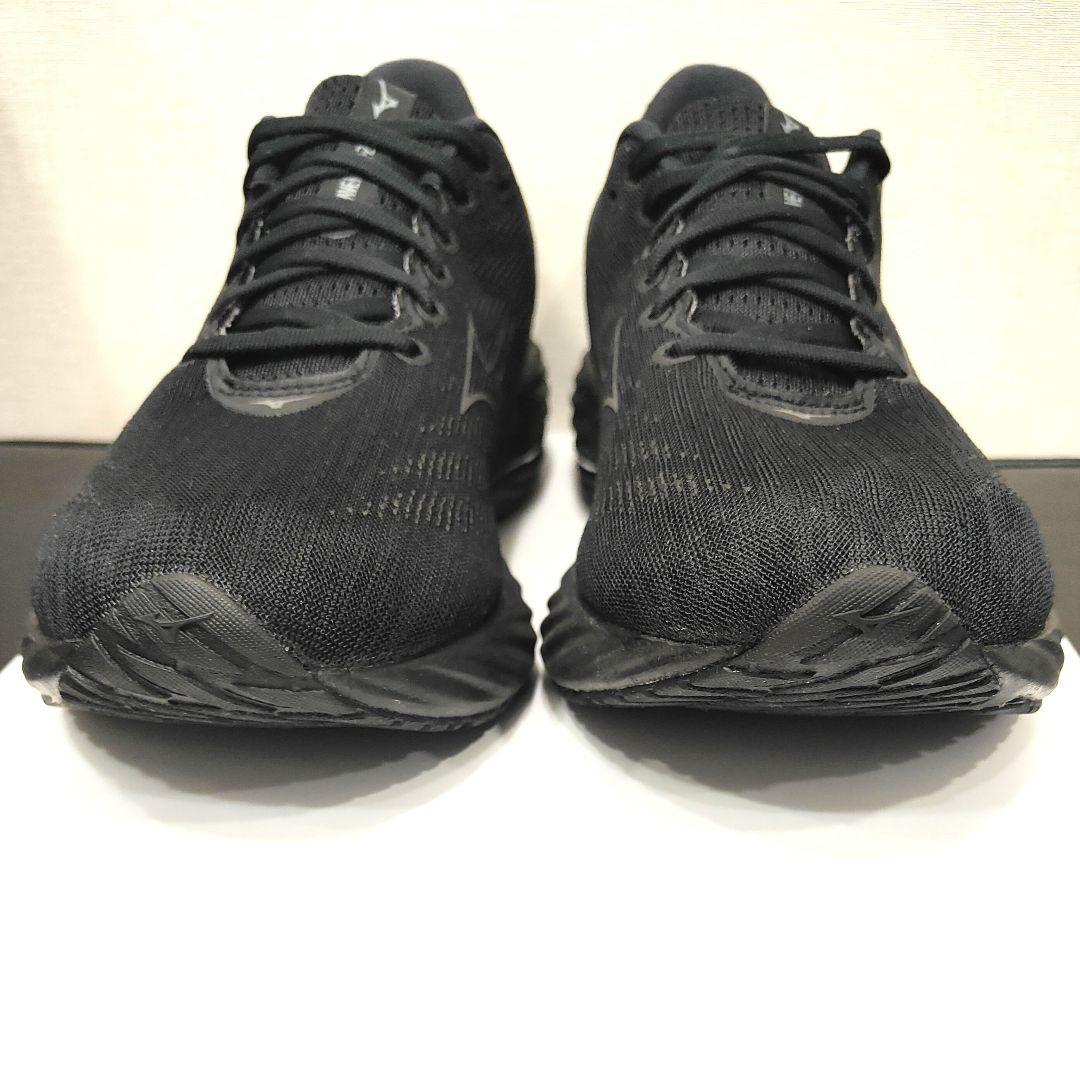 ミズノ　Mizuno　ウエーブライダー 28　ブラック　✕　コムデギャルソン