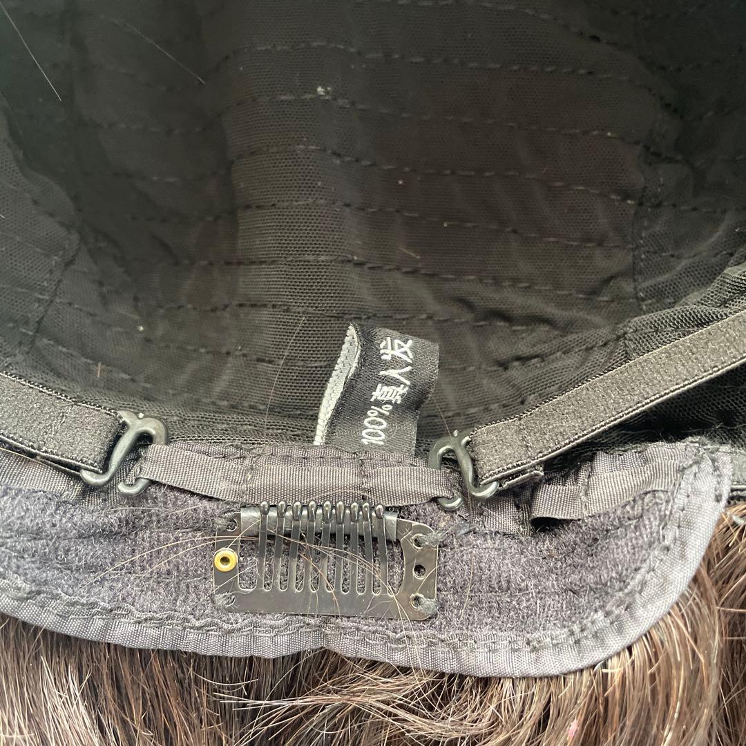 医療用ウィッグ　人毛100% Ｌsize