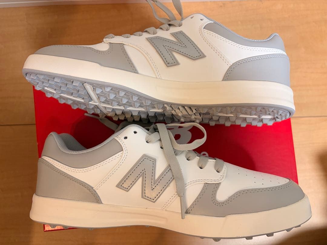 New Balance ゴルフシューズ ホワイト/グレー