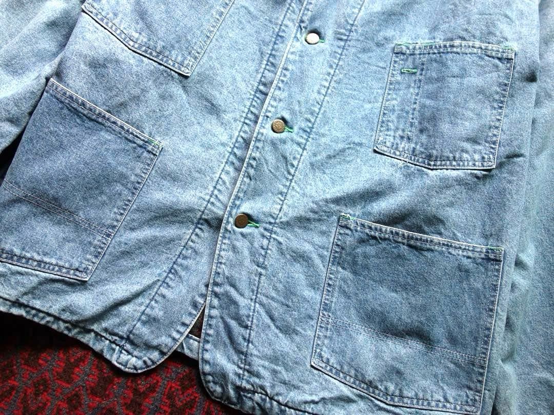 OSHKOSH デニム カバーオール ブランケット48R オシュコシュUSA製