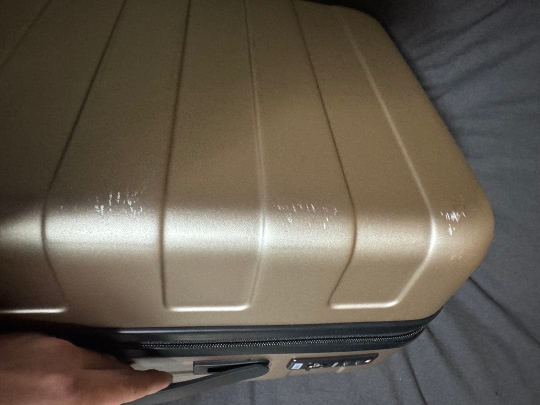 【廃盤】無印良品 バーを自由に調節できるハードキャリーケース36L