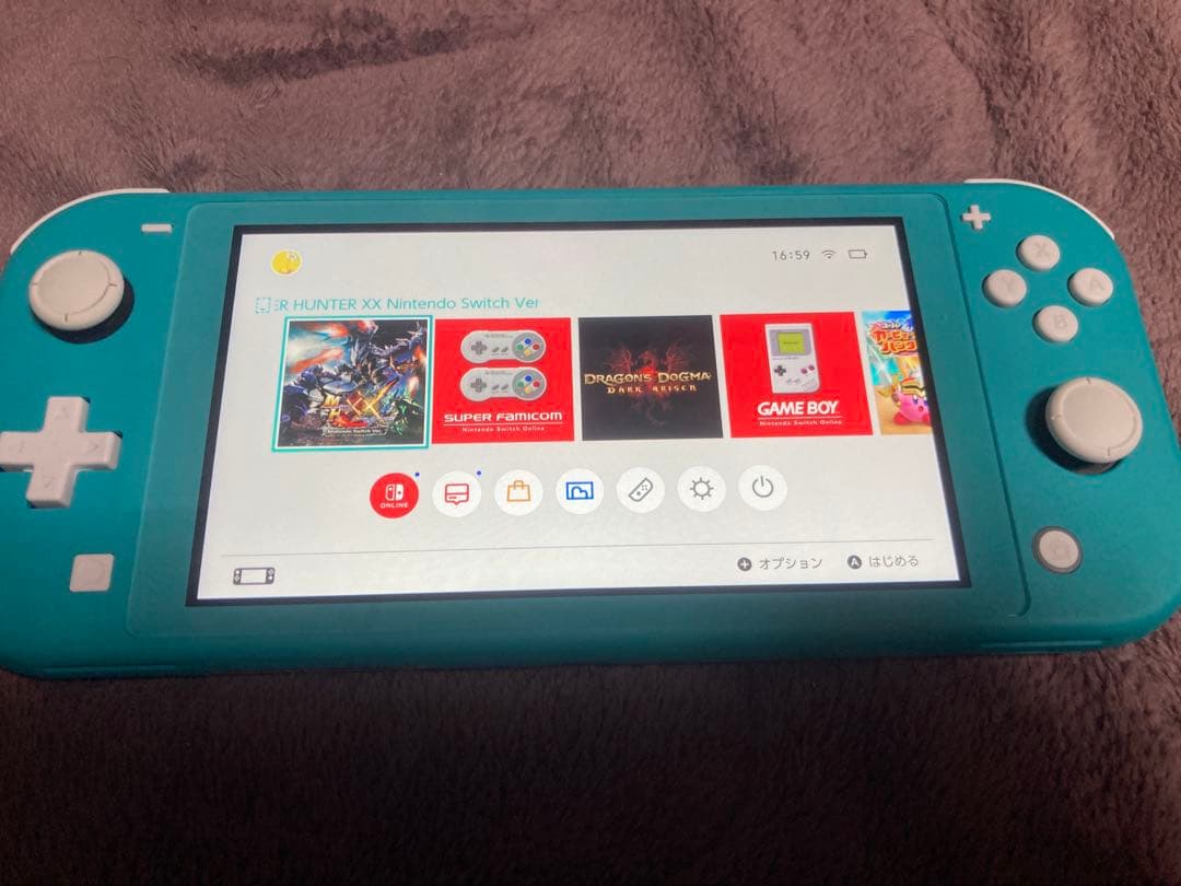 モンスターハンターダブルクロス　ソフト付 ニンテンドースイッチライト